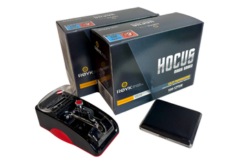 Набір гільзи Hocus 500+500 + електрична машинка Gerui 12-005 + портсигар 65487 фото
